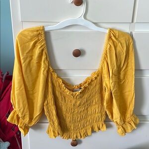 Urban Outfitters yellow top